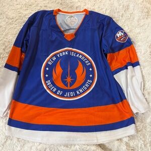 NEW York Islanders Star Wars Night SGA Jersey 2025 NHL Adult XL Jedi Shirt Home